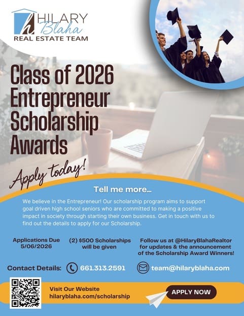 Class of 2026 Entrepreneur Scholarship Awards
